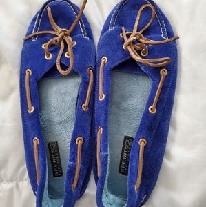 Sperry Blue Suede Loafers